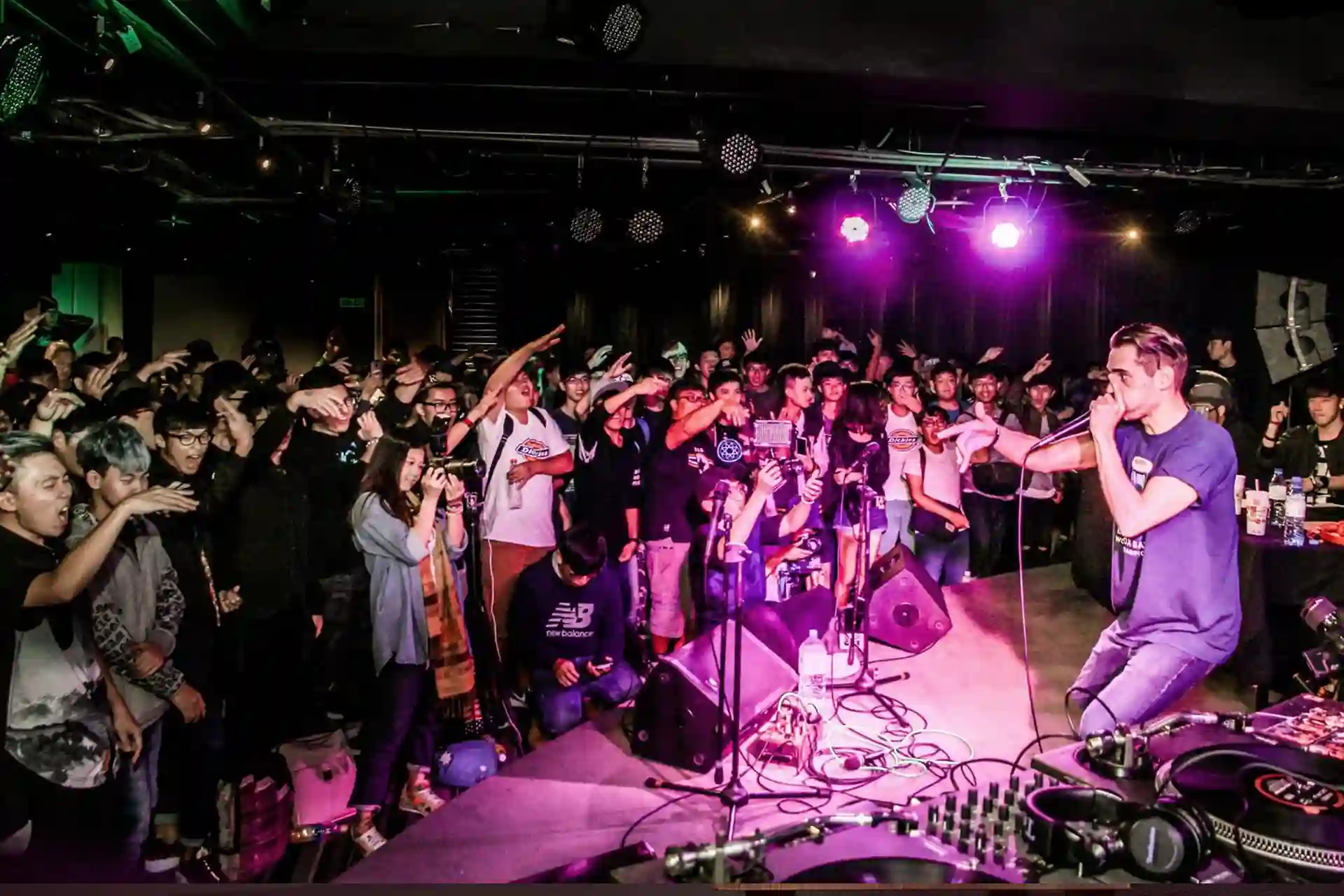 Beatbox: imagen de Markooz haciendo beatbox en Taiwan